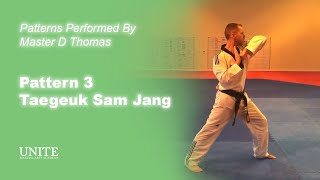 Celebrity Pattern 3 Taekwondo Poomsae Taegeuk Sam Jang (3rd Poomsae) Performed by Master Dan Thomas Profile