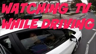 Watching TV while Driving