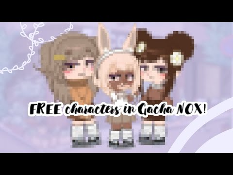 Werrty FREE CHARACTERS IN GACHA NOX!!! (description) | werrty_barista - YouTube