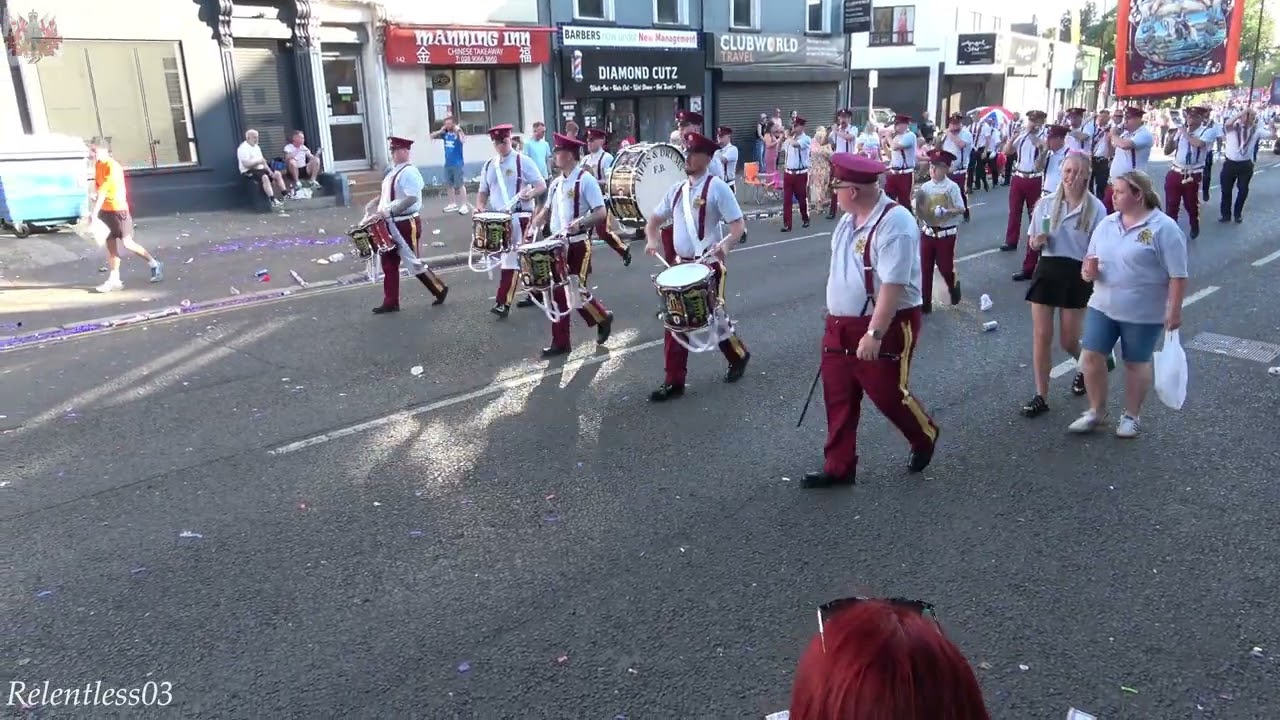 City Of Belfast Fifes & Drums @ Belfast 12th Return Route ~ 12/07/25 (4K)