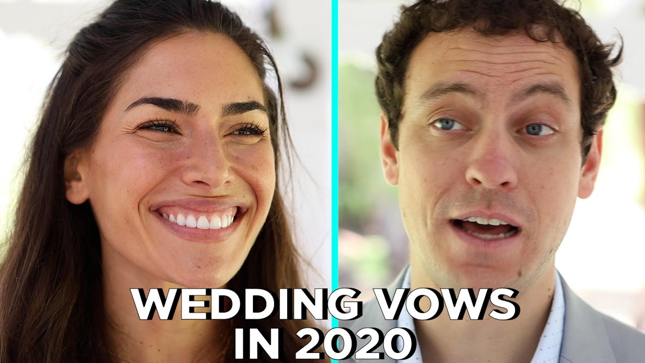 Wedding vows in 2020