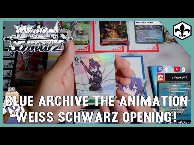 Blue Archive the Animation Weiss Schwarz Opening! - YouTube