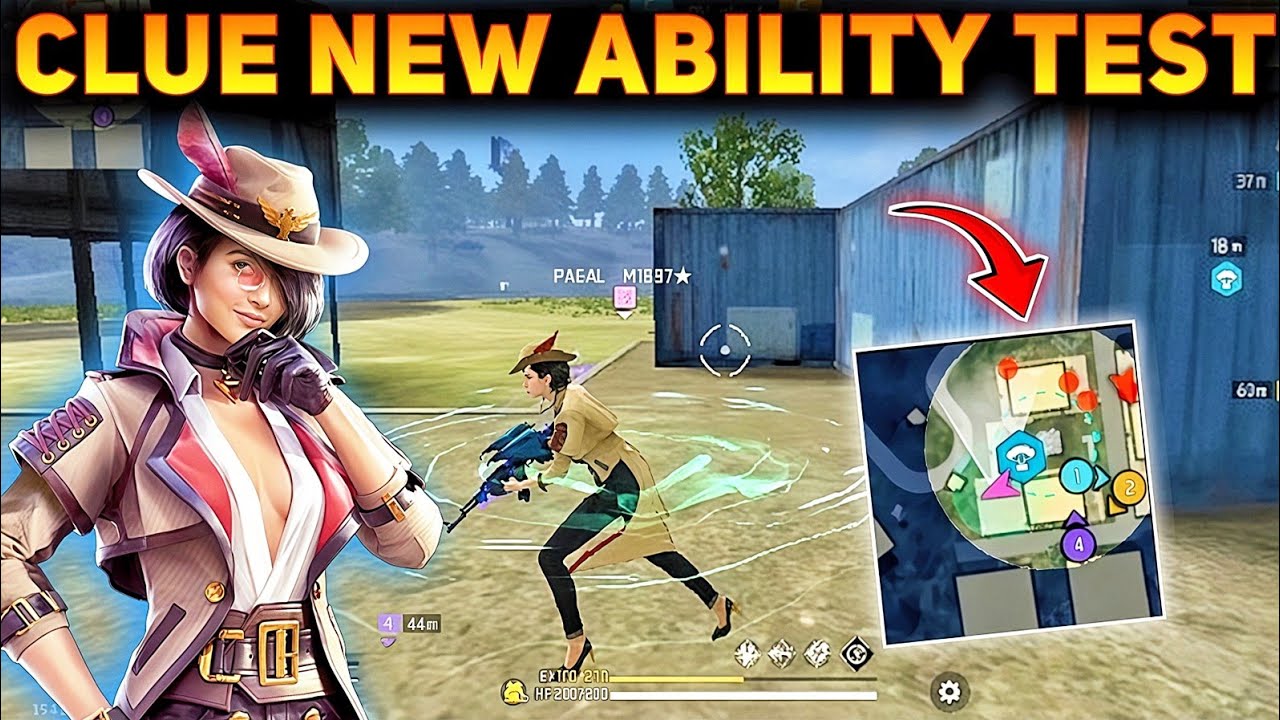 Clue New Ability Test || clue character ability test in freefire