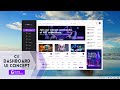 UI Design NFT Application Dashboard  - Winform C# Guna Framework