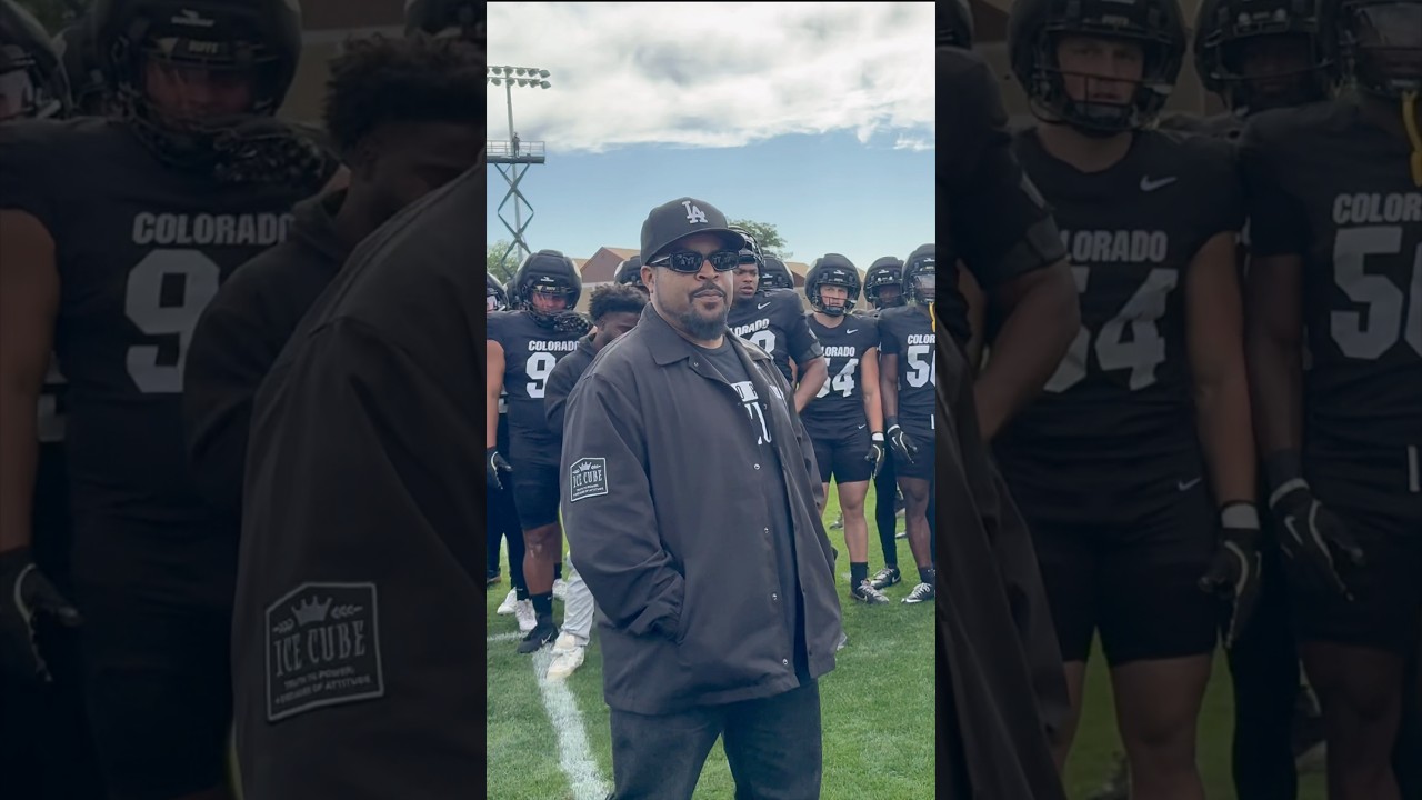 Ice cube pulls up to Colorado practice