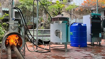 Bộ Nồi Hơi Nấu Rượu đun bằng Củi hiện đại và tiết kiệm nhất năm 2023