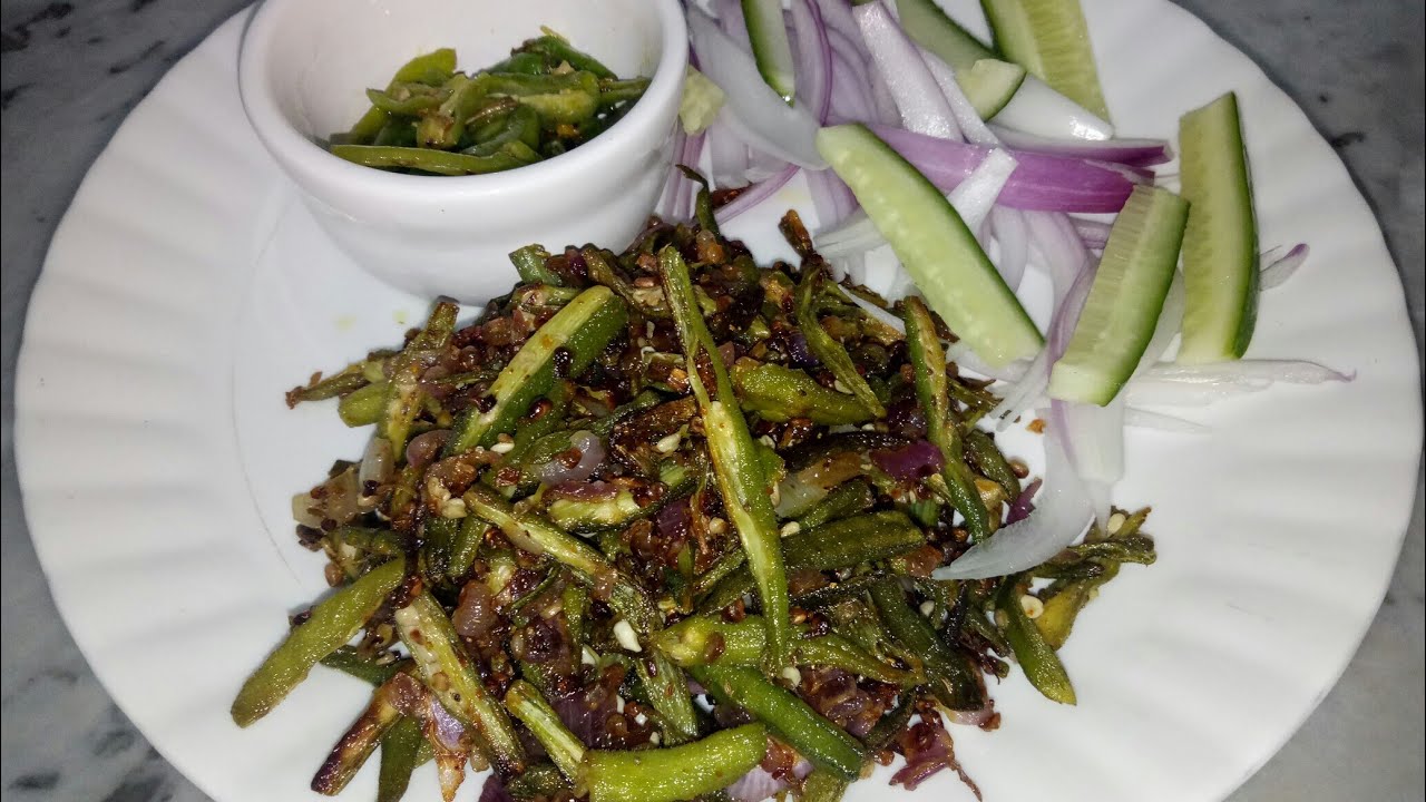 Bhindi Fry RecipeHow To Make Okra FryBhindi Fry Masala By Romii's Kitchen Pakistani Recipes
