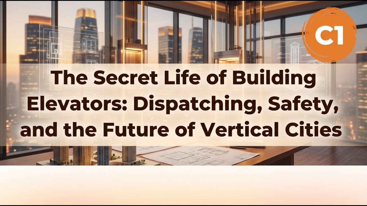 [C1] The Secret Life of Building Elevators | English Listening Practice - CEFR C1