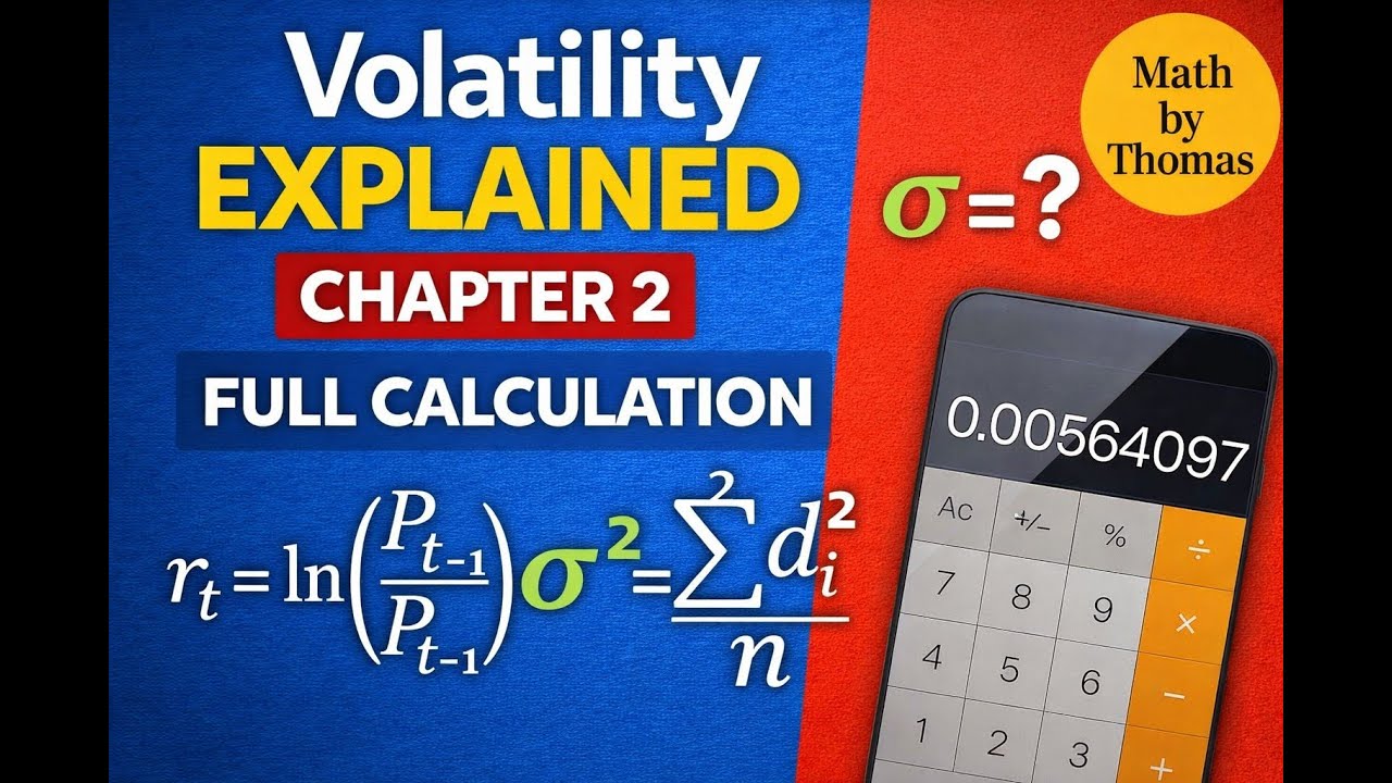 Volatility Explained Step-by-Step | From Price to Standard Deviation ...