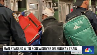 Subway rider stabbed in head with screwdriver on train at Columbus Circle: Police | News 4 Now