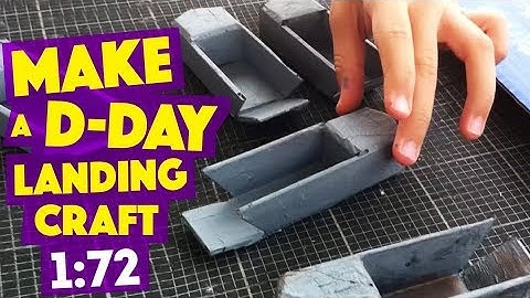 MAKE a D-DAY landing craft (L.C.V.P)