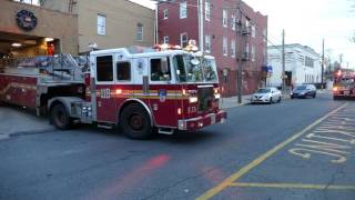 Acting Engine 332 and Acting Ladder 175 respond to Box 1752