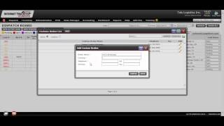Dispatch Programs| Adding a Customs Broker