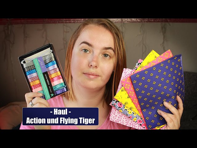 Action u. Flying Tiger Haul I Näh- und Bastelmaterial I deutsch I Sanni macht das