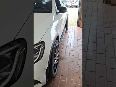 Schwarze Trittbretter passend für Mercedes GLC Coupe C253 Facelift Mopf