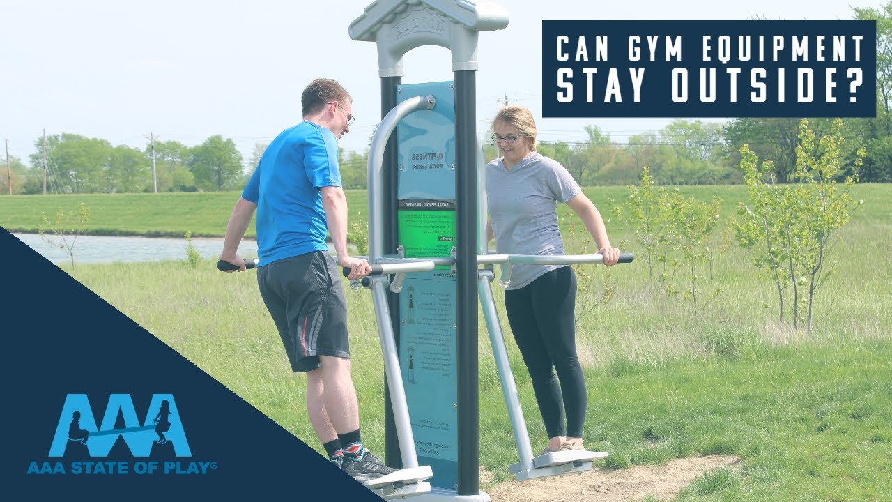 Can gym equipment stay outside? 