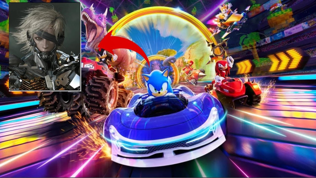 Sonic Racing Crossworld MOD Showcase / MGR Revengence Raiden 