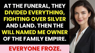 At the Funeral, They Divided Everything—Then the Will Named Me Owner of the Family Empire