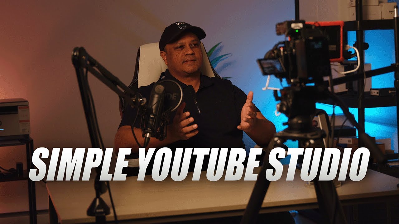 Tour of Simple YouTube and Editing Studio - YouTube