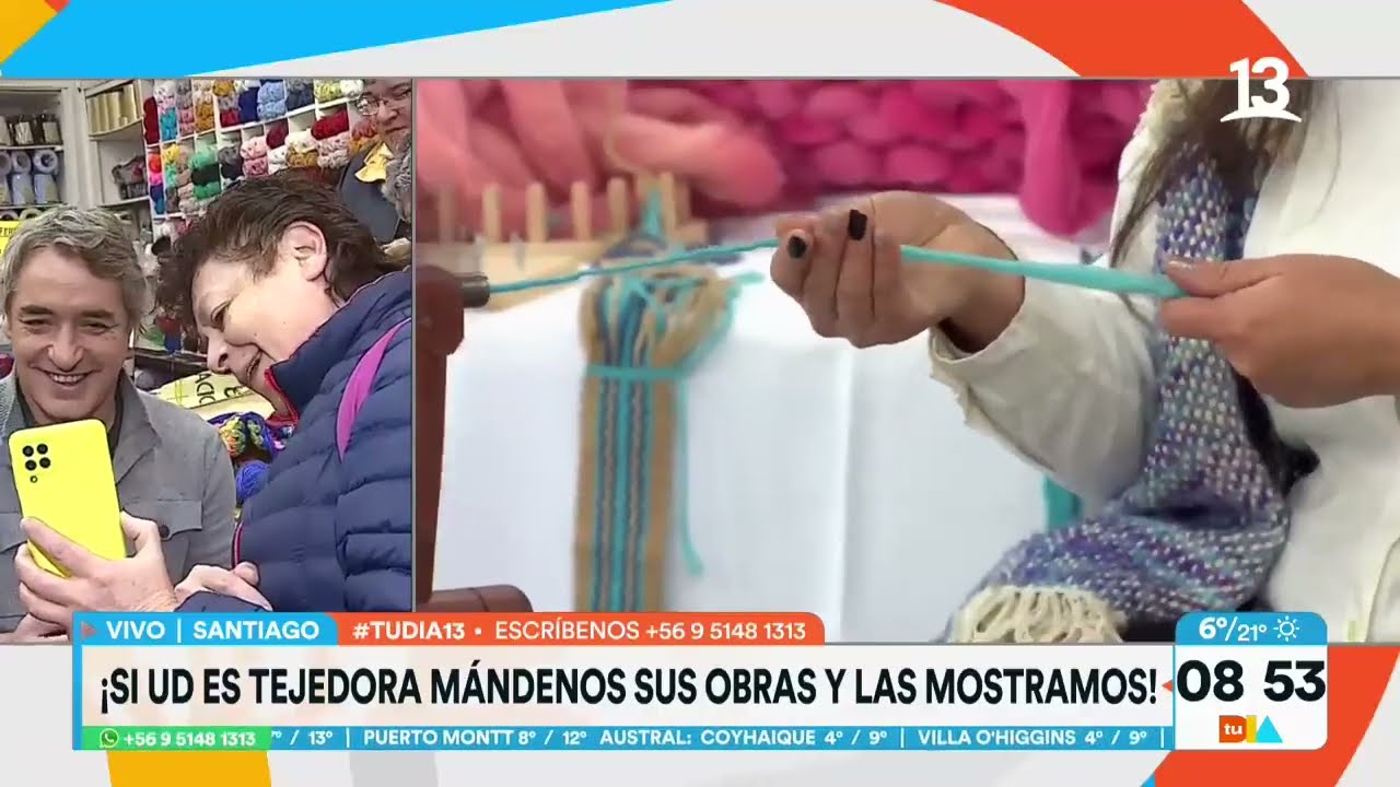 Tejedoras de Maipú nos enseñan sus emprendimientos. Tu Día, Canal 13