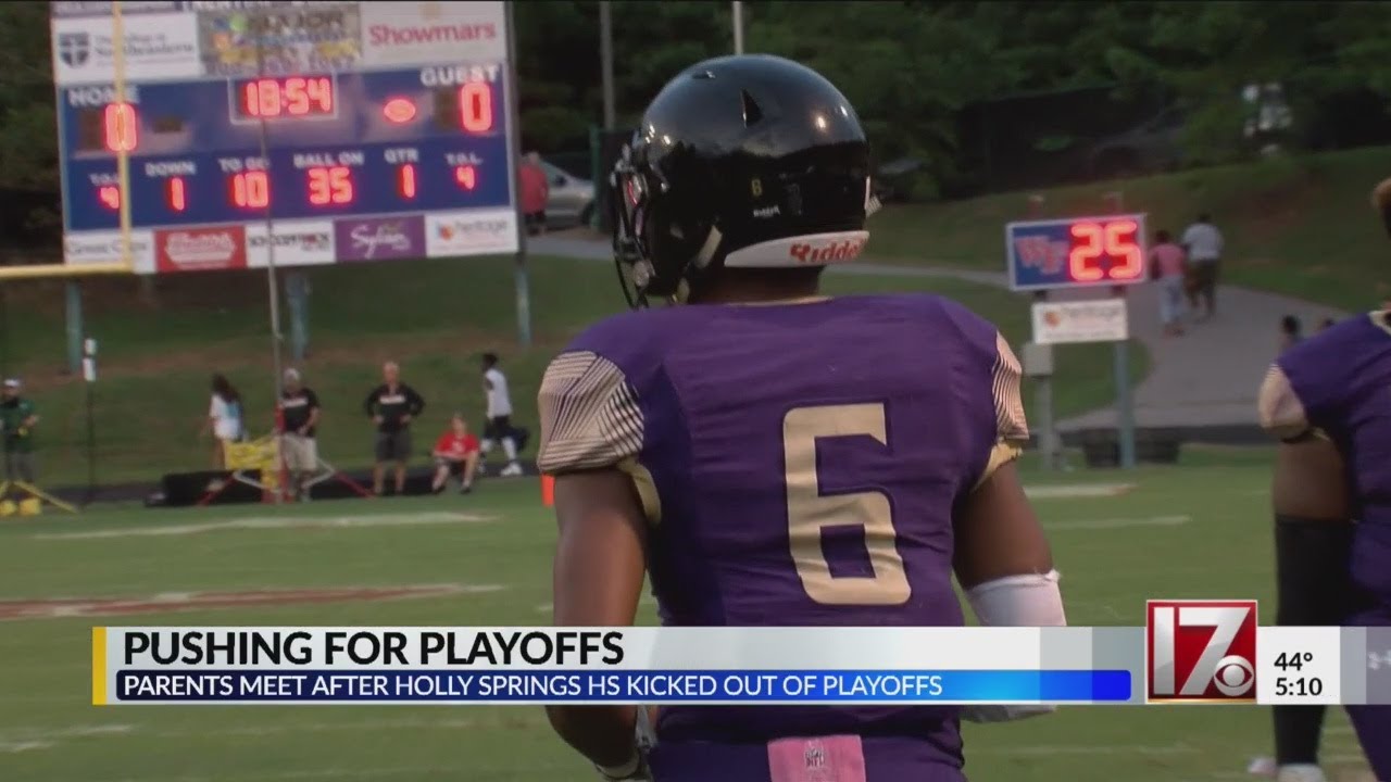 Holly Springs HS parents meet after team kicked out of playoffs