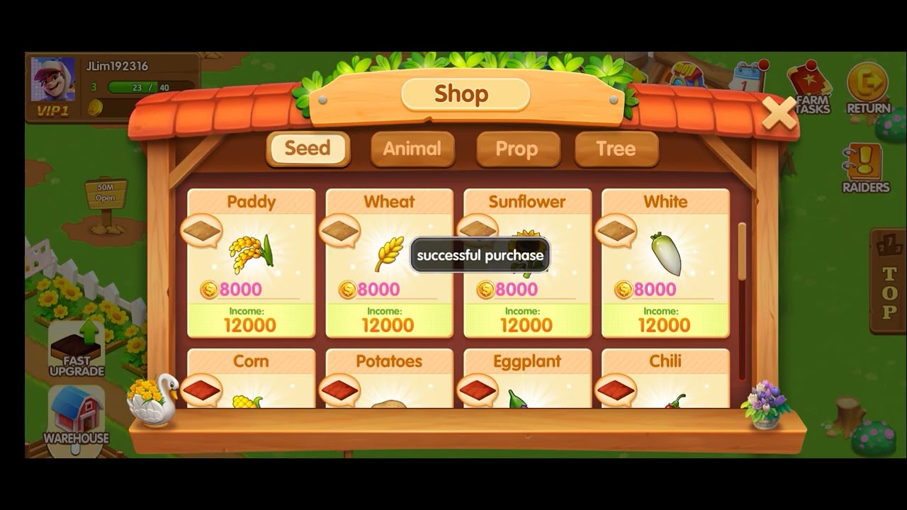 How to Plant and Harvest in Go Farm 🌾🌾🌾