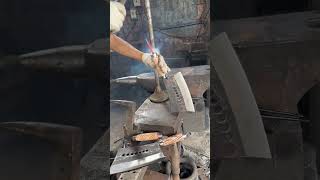 craftsman, Seven-star bone-cutting handmade #welding #copper #tools #purelyknife#Purely#shorts