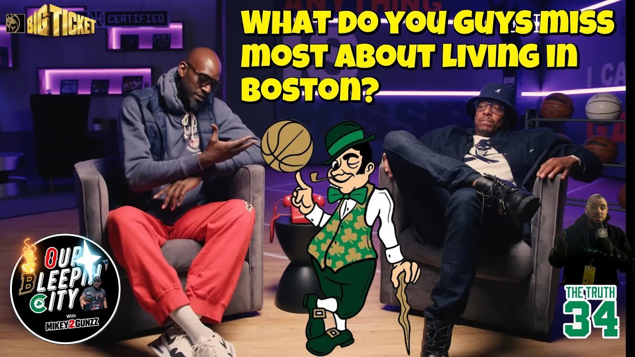 I asked Paul Pierce & Kevin Garnett what they missed most about living in Boston!
