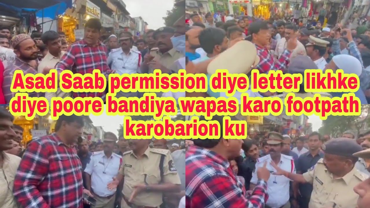 Syed Sohail Quadri Comes 4 Rescue Of Streethawkers & Vendors Against Footpath Challan | 