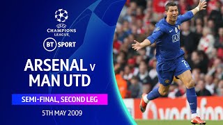 Arsenal 1-3 Man Utd (2009), Semi-final | Iconic Champions League matches