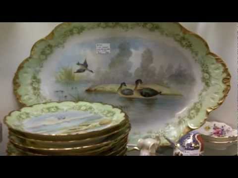 Antique China, Hand painted antique china from Limoges France.