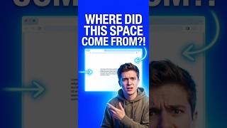 Why Your Webpage Has Space Before Writing CSS 🤯