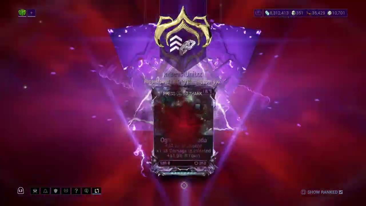 Warframe 1999 Kuva Ogris Riven Rolling Just Need a Negative