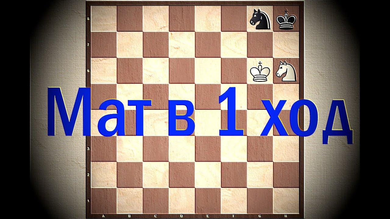 Шахматы. Урок 9 для начинающих. Мат в 1 ход - YouTube
