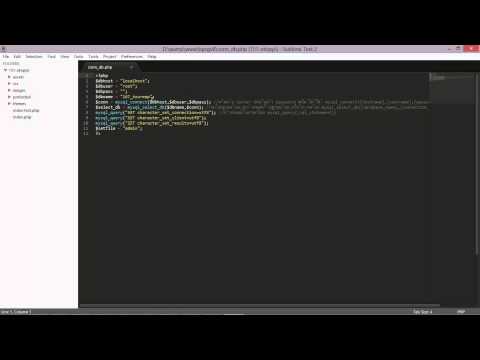 Hanuman PHP Code Generator - การปรับแต่งไฟล์ config.php ของ HPCG