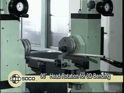 Tb 38 Soco Double Heads Pipe Bending Machine Youtube