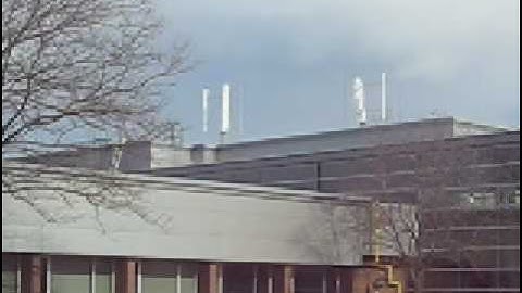 Two Cleanfield Energy Rooftop Vertical Axis Wind Turbines (VAWT)