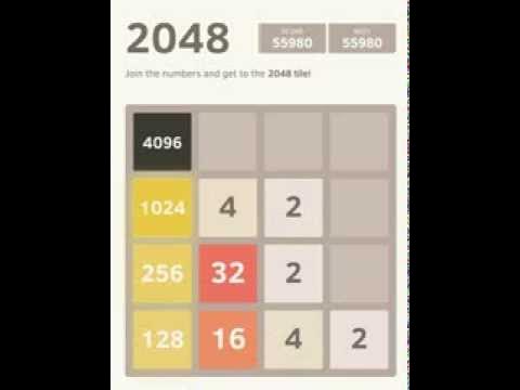 Fazendo 4096 no Game 2048  Matemática Rio 