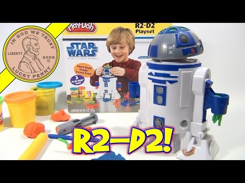 Play-Doh Star Wars The Clone Wars R2-D2 Playset No. 24085, 2009 Hasbro Toys