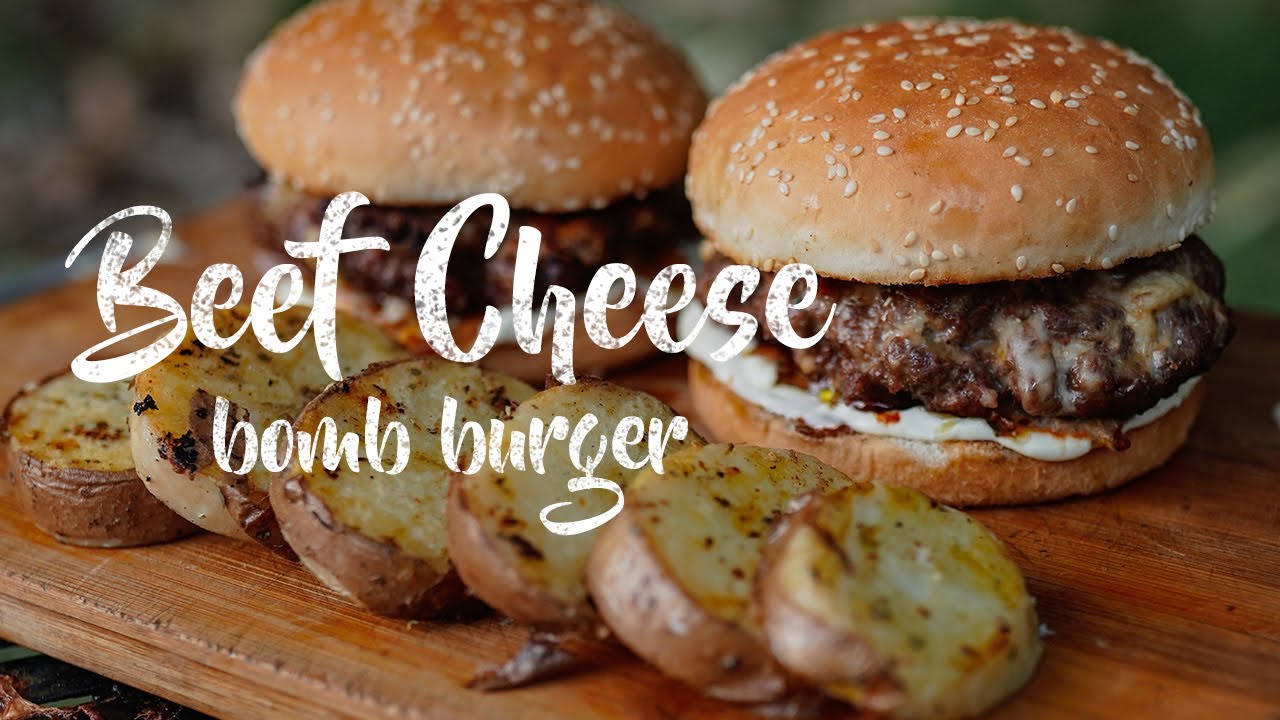 Awesome Beef Cheese Bomb Burger by The Guy Who Cooks YouTube