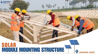 Solar Module Mounting Structure Installation | Teravon Green Energies