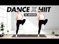 30 MIN DANCE CARDIO X HIIT WORKOUT ALL STANDING Full Body No Equipment No Repeats 