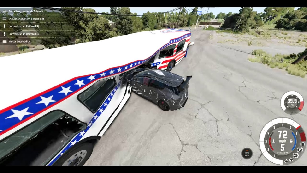 Vehicle Versus Bus Showdown | Epic Crashes with Various Machines BeamNG | Realistic | Beginners|Kids
