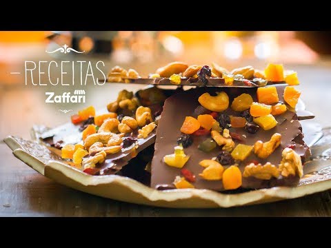 Vídeo: Medalhões De Chocolate Com Frutas Cristalizadas E Nozes