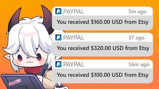 How much money can I make selling 3d prints on Etsy