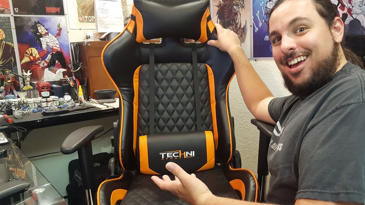 TECHNI SPORT TS5000 GAMING CHAIR REVIEW YouTube