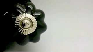Famous Black Colour Melon Ceramic Knob Profile