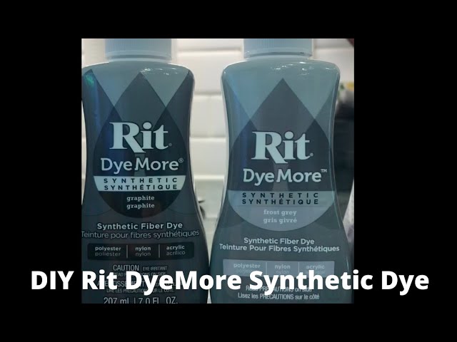 Experimenting with Rit Dyemore Synthetic Dye II How to Dye Polyester  Clothes II Duckinyellow 