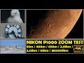NIKON P1000 Zoom Test in 4K - Zoom in a bird, the moon, islands, a bridge, and more from Karlskrona