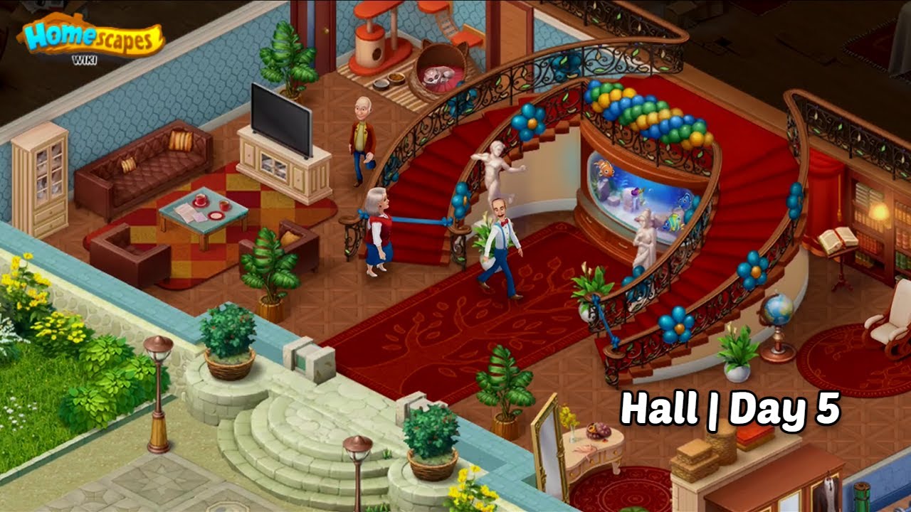 Hall • Day 5 | Homescapes • Mansion